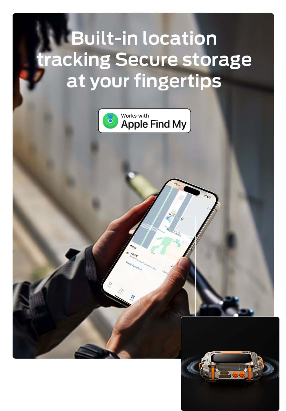 MOVESPEED GD10 1TB/2TB 1050MB/s USB 3.2 Gen 2, Supports 4K ProRes HDR Touch Screen Unlock With Apple Find My Portable SSD