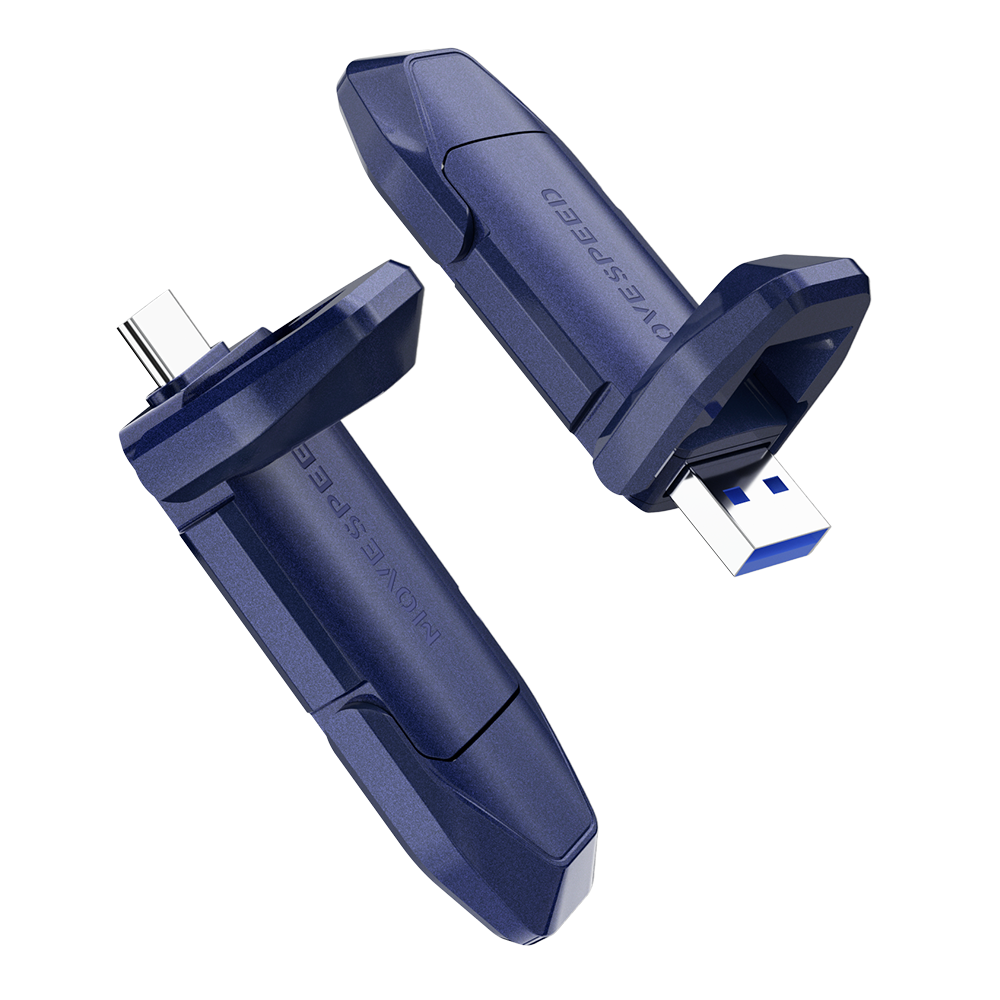MOVE SPEED 512GB-2TB Solid State Flash Drive USB 3.2 550MB/s-2TB High Speed, Type C USB Dual Interface Drive, Compatible with Android/Windows/Mac OS/iOS/Linux