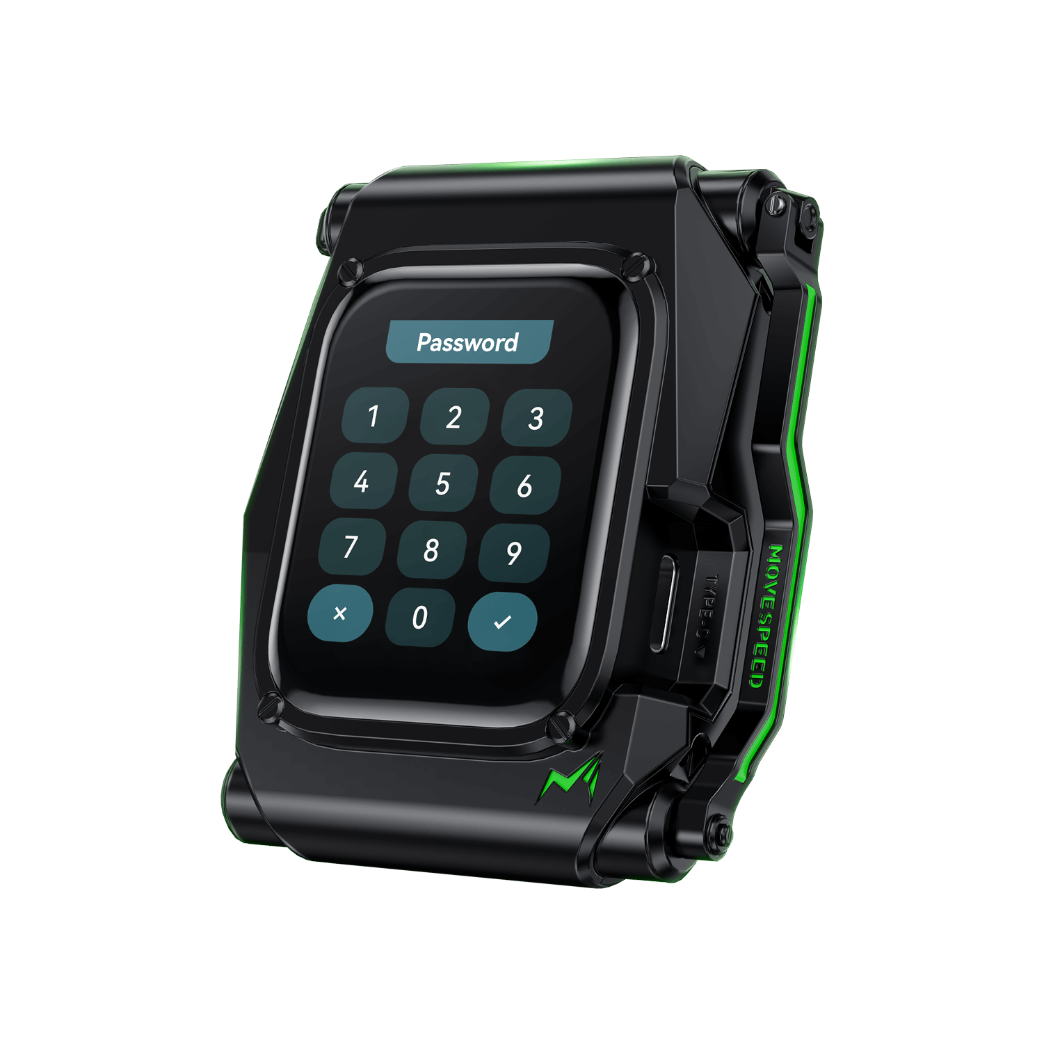 MOVESPEED ST10 1TB/2TB 1050MB/s USB 3.2 Gen 2, Supports 4K ProRes HDR Touch Screen Lock Portable SSD