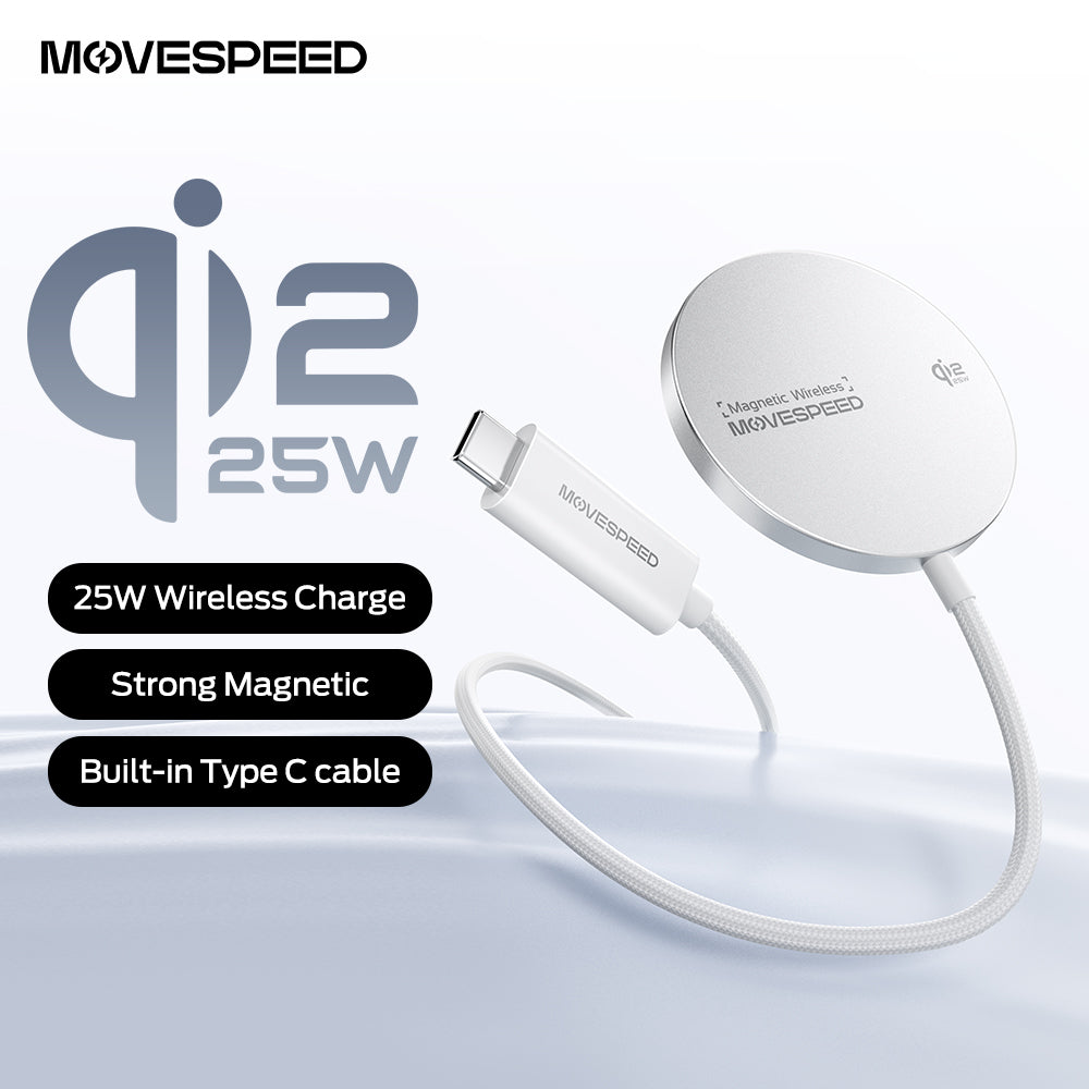 MOVESPEED W010 Qi2.2 25W Magnetic Wireless Charger Pad