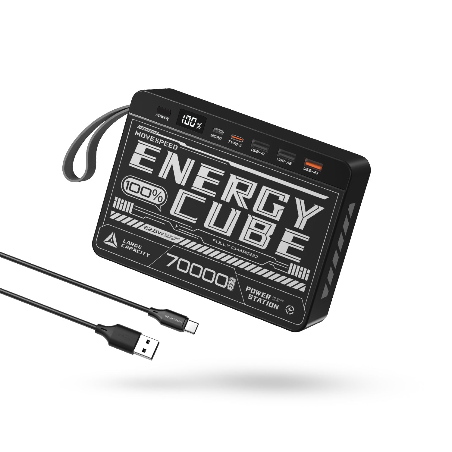 MOVESPEED Z70 70000mAh 35W with LED Display High Capacity Portable Power Bank