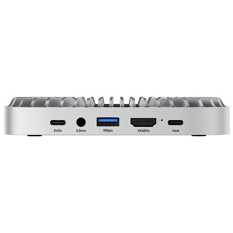 MOVE SPEED Mac Mini M4/M4Pro Stand & Hub with SSD Enclosure