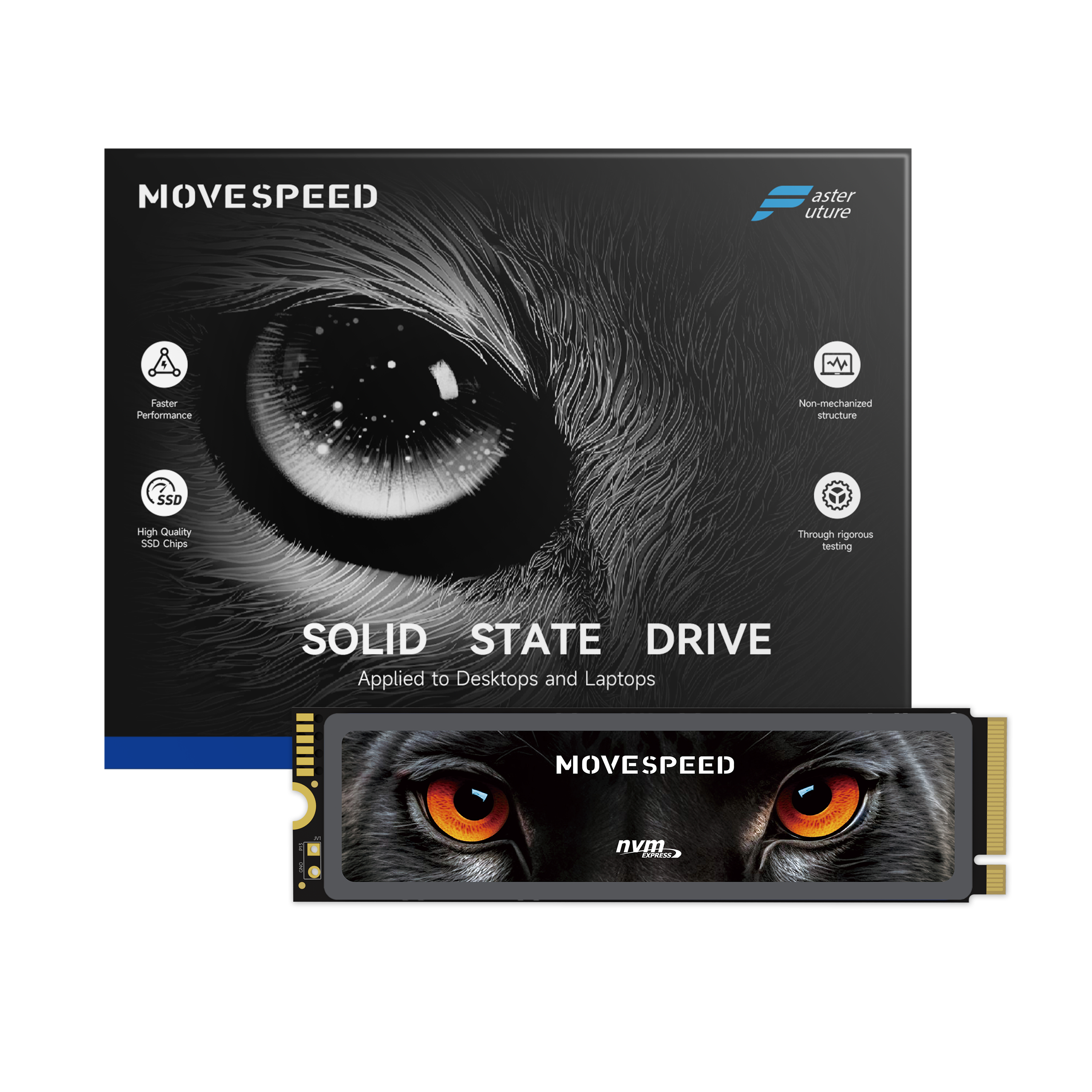 MOVESPEED 7450MB/s SSD NVMe M.2 2280 4TB 2TB 1TB Internal Solid State Hard Disk M2 PCIe 4.0x4 2280 SSD Drive for PS5 Laptop PC