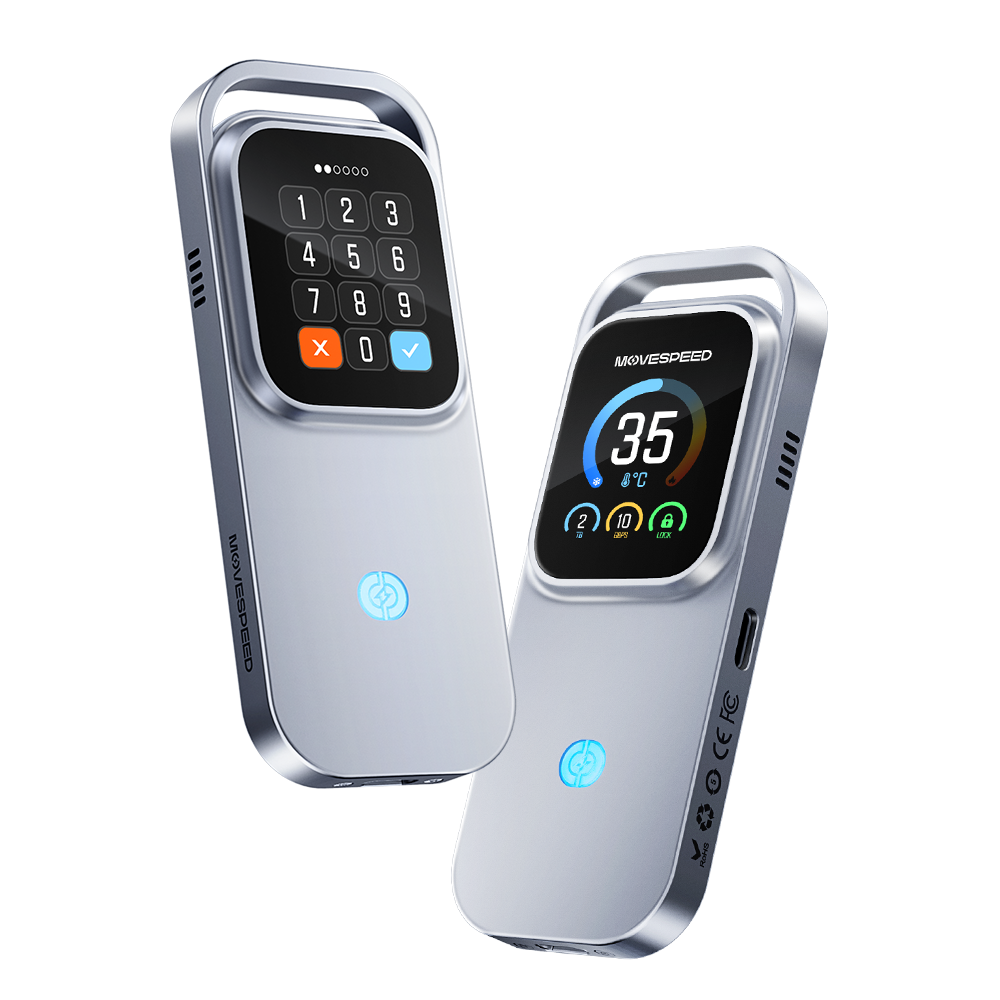 MOVESPEED AC10 Smart Touch Screen Encrypted SSD Enclosure