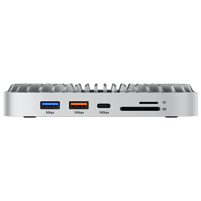 MOVE SPEED Mac Mini M4/M4Pro Stand & Hub with SSD Enclosure