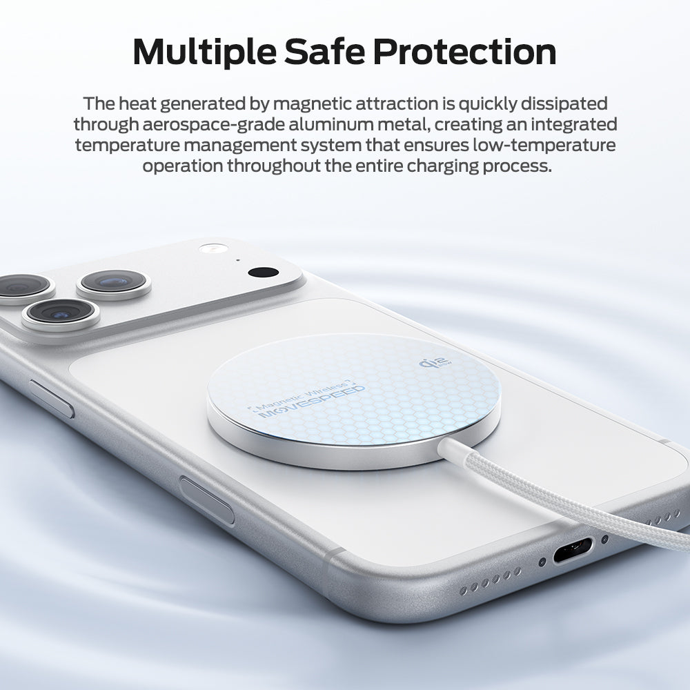 MOVESPEED W010 Qi2.2 25W Magnetic Wireless Charger Pad