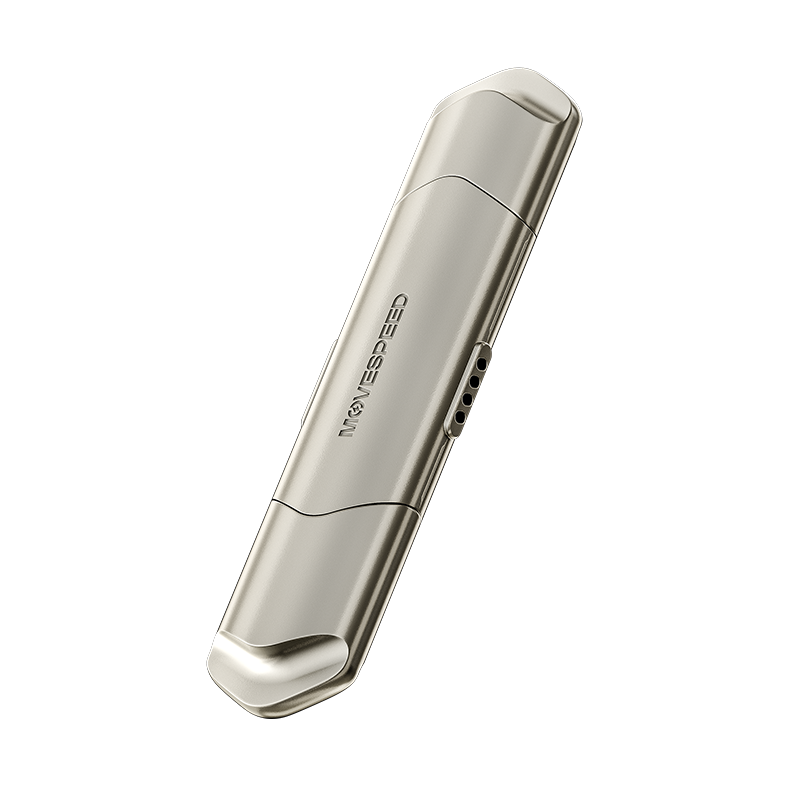 MOVESPEED NT10 USB 3.2 Dual Port Flash Drive 256GB-2TB, 1000MB/s Read Speed, Magnetic Port Cap for iPhone 15/16, Android, PC & Ma