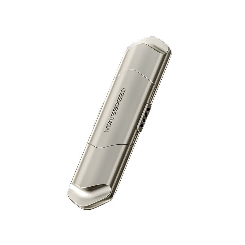MOVESPEED NT10 USB 3.2 Dual Port Flash Drive 256GB-2TB, 1000MB/s Read Speed, Magnetic Port Cap for iPhone 15/16, Android, PC & Ma