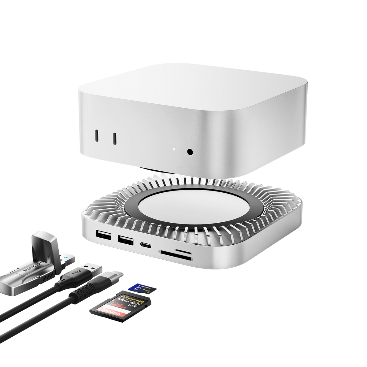 MOVESPEED Mac Mini Stand & Hub
