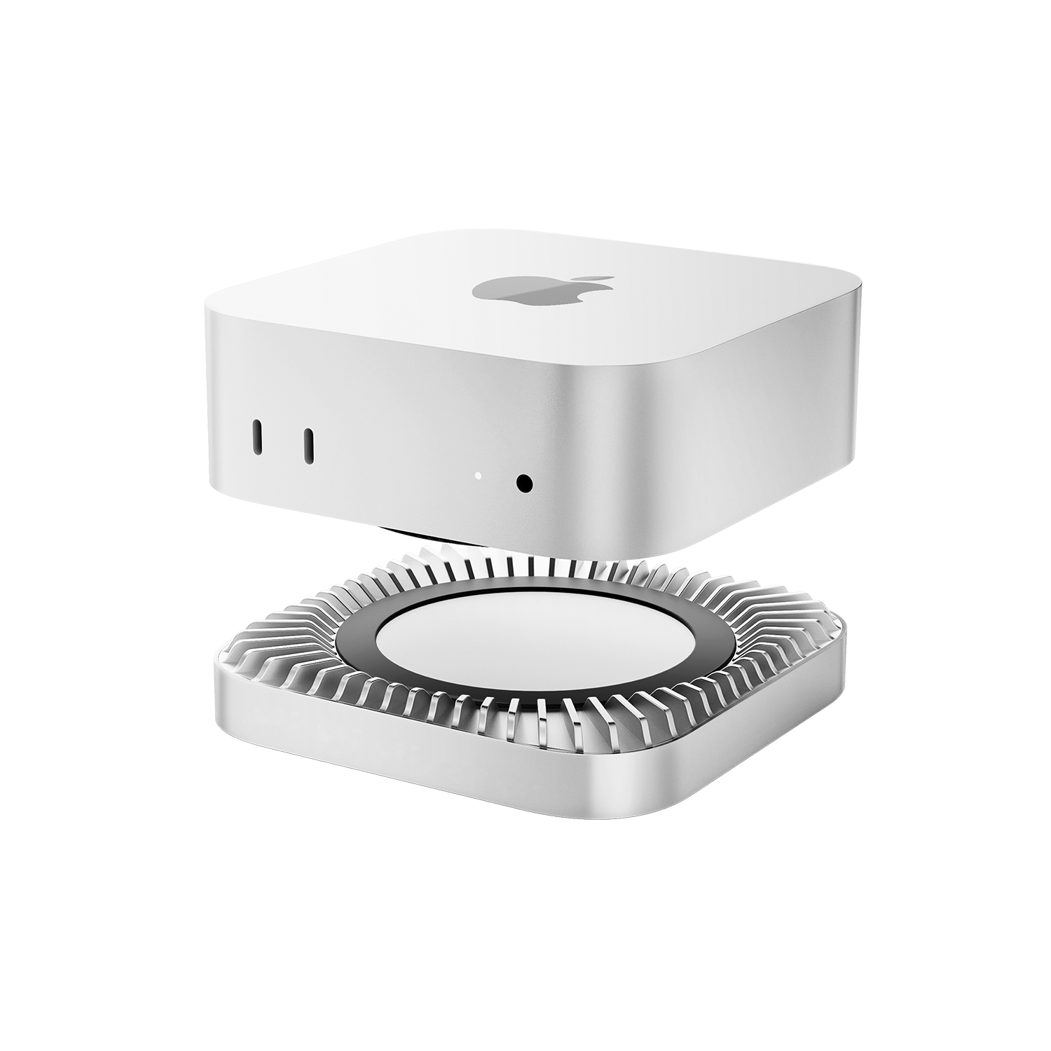 MOVE SPEED Mac Mini M4/M4Pro Stand & Hub with SSD Enclosure