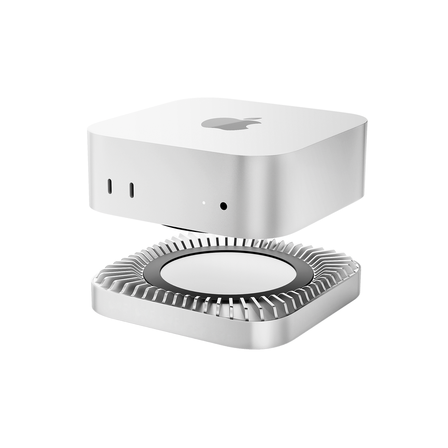 MOVE SPEED Mac Mini M4/M4Pro Stand & Hub with SSD Enclosure