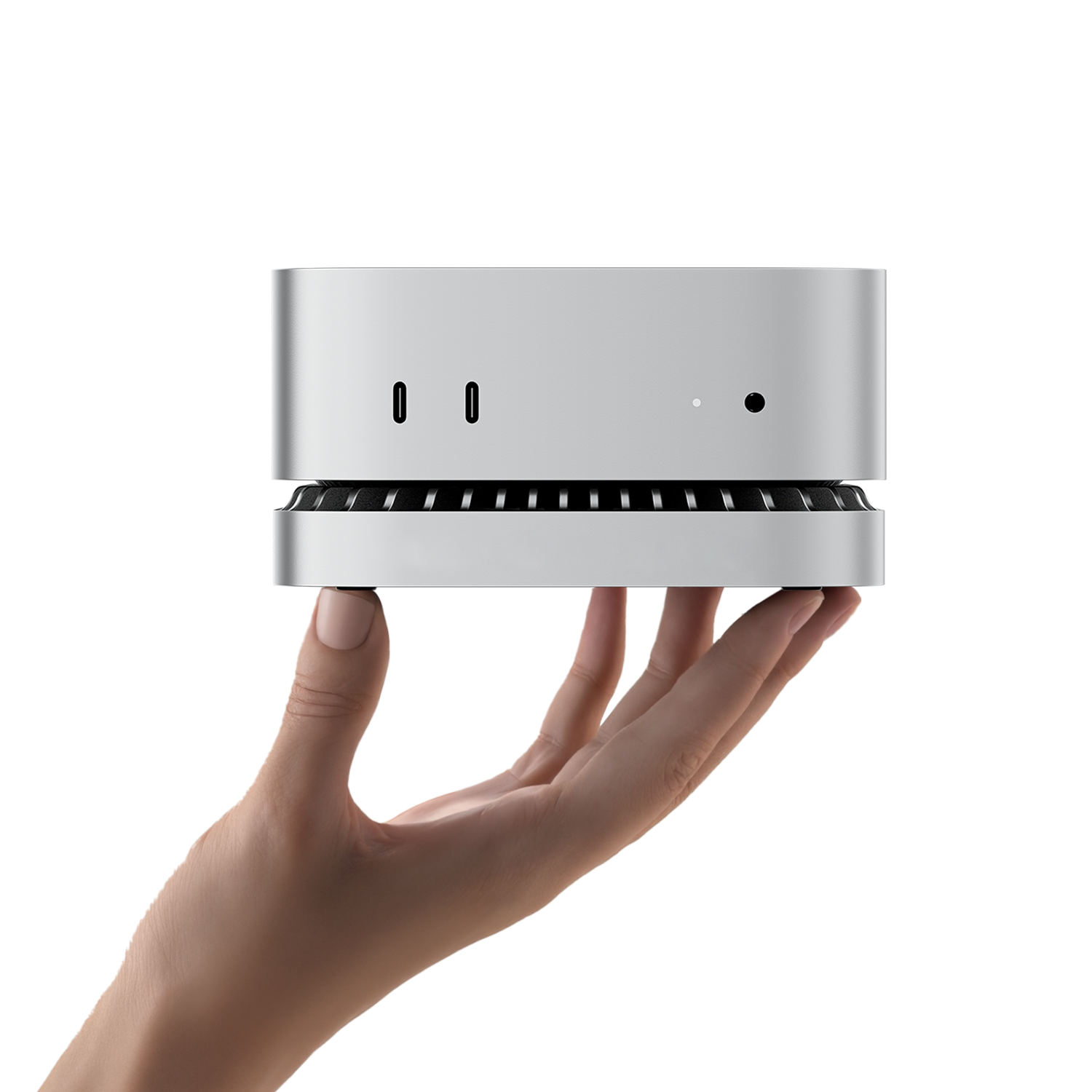 MOVE SPEED Mac Mini M4/M4Pro Stand & Hub with SSD Enclosure