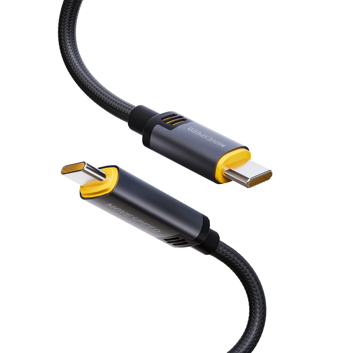 MOVESPEED for Thunderbolt 4 Cable Supports 40 Gbps Data Transfer, 8K HD Display, 240W Charging, USB C to USB C Cable, for iPhone 15 Series,Type-C Laptop, Docking etc.