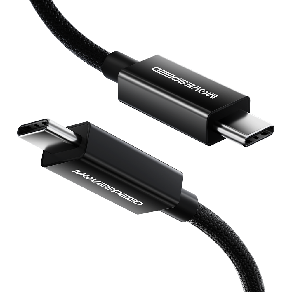 MOVESPEED for 80Gbps Cable 100CM , 8K HD Display, 240W Charging, USB C to USB C Cable
