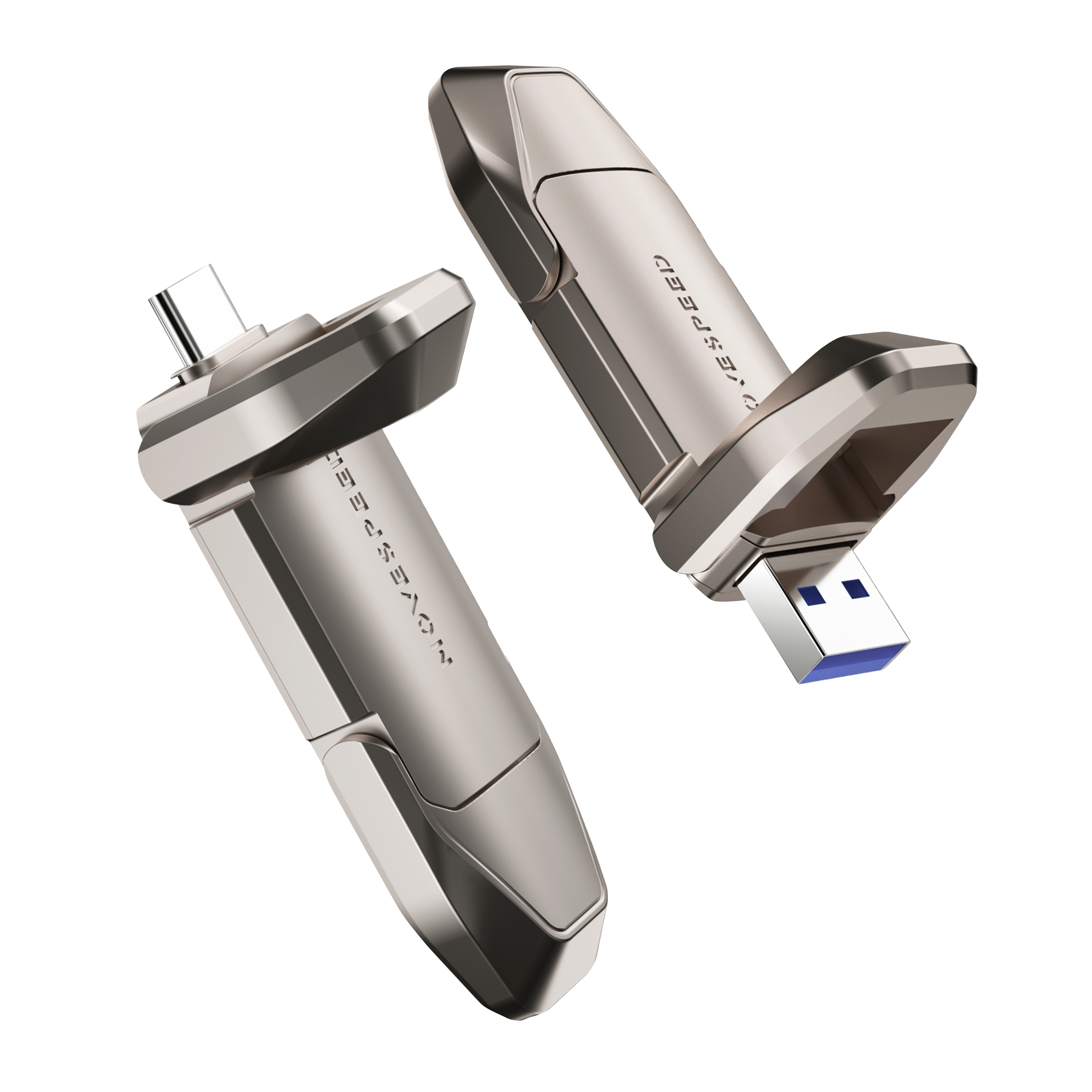 ÜBERTRAGUNGSGESCHWINDIGKEIT 550 MB/s 128 GB/2 TB USB 3.2/Typ C Hochgeschwindigkeits-Solid-State-Flash-Laufwerk