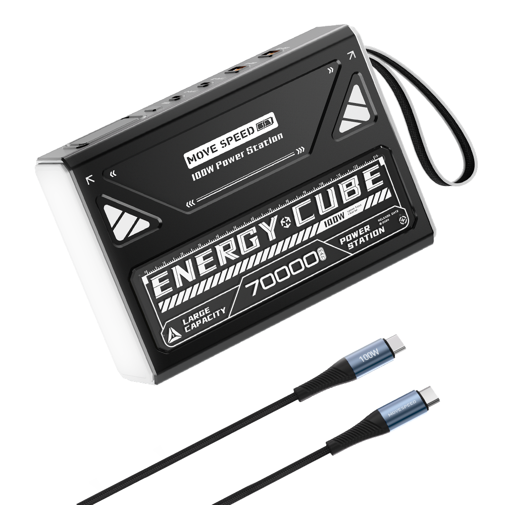 MOVESPEED Z70 Pro Max 70000mAh 145W with Smart Digital Display+3 Level Lighting and SOS Mode Professional Outdoor Power Bank