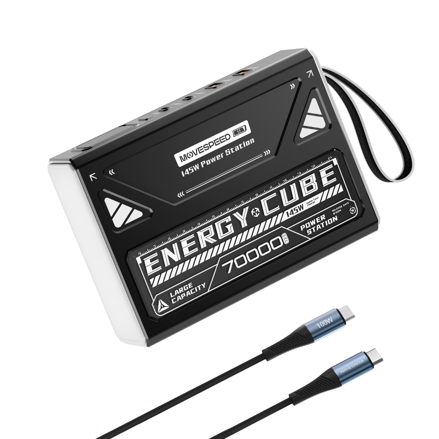 MOVE SPEED Z70 Pro Power Bank 70.000mAh 100W Externe Akkubank