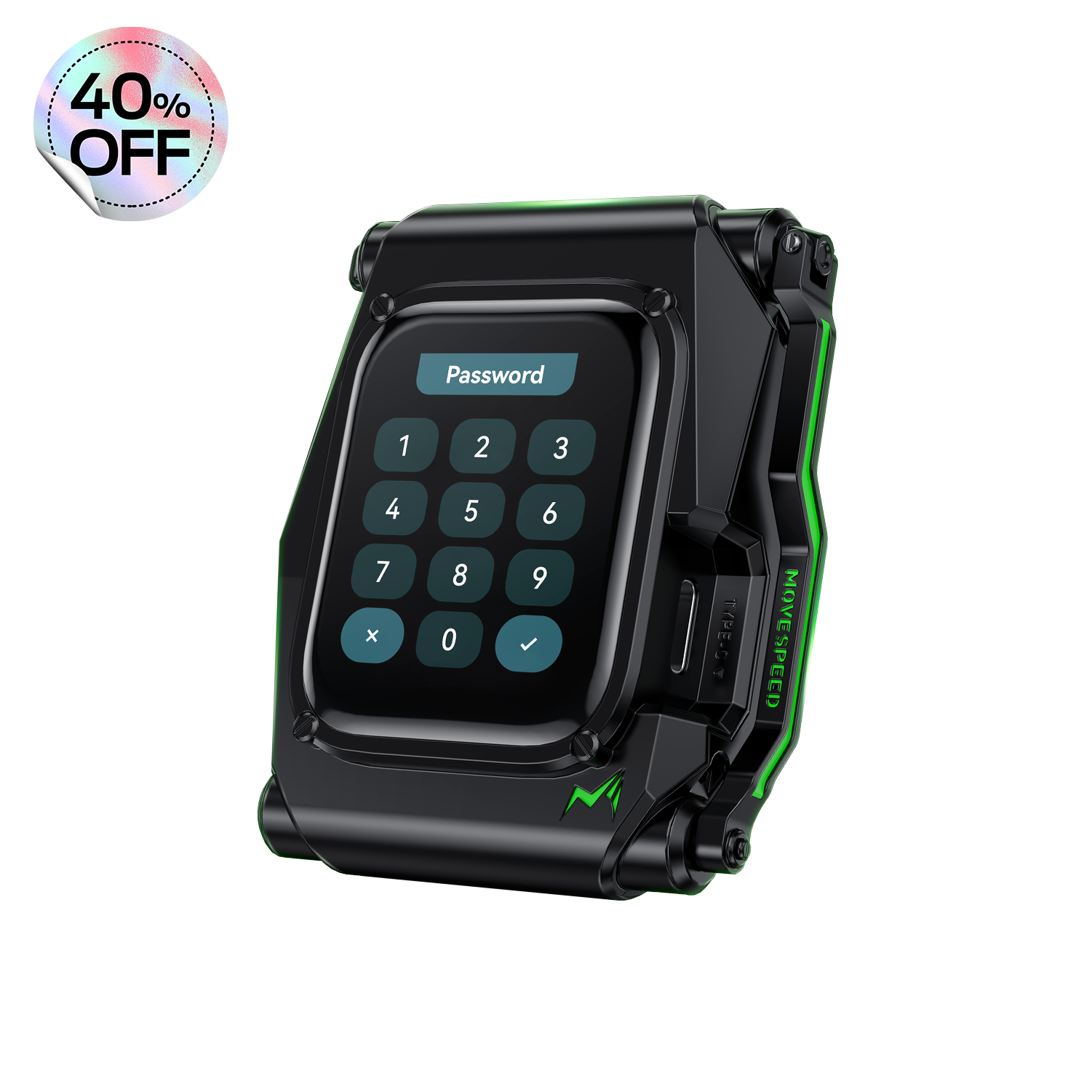 MOVE SPEED 外付けSSD 1050MB/s Secure Your Data with MOVESPEED ST10 Touch Lock 1TB/2TB SSD