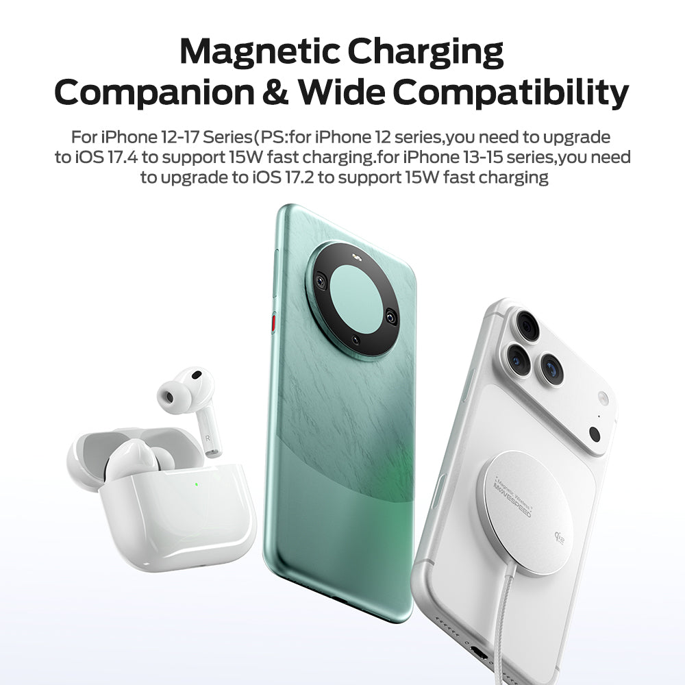 MOVESPEED W010 Qi2.2 25W Magnetic Wireless Charger Pad