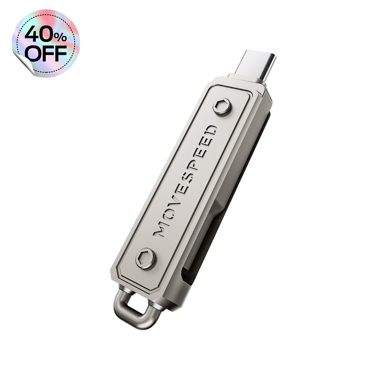 MOVESPEED 512GB USB Flash Drive, 130MB/s High-Speed Thumb Drive with USB 3.2 & Type-C Dual Ports, Compatible with Laptop, Android, MacBook, iPad, PC