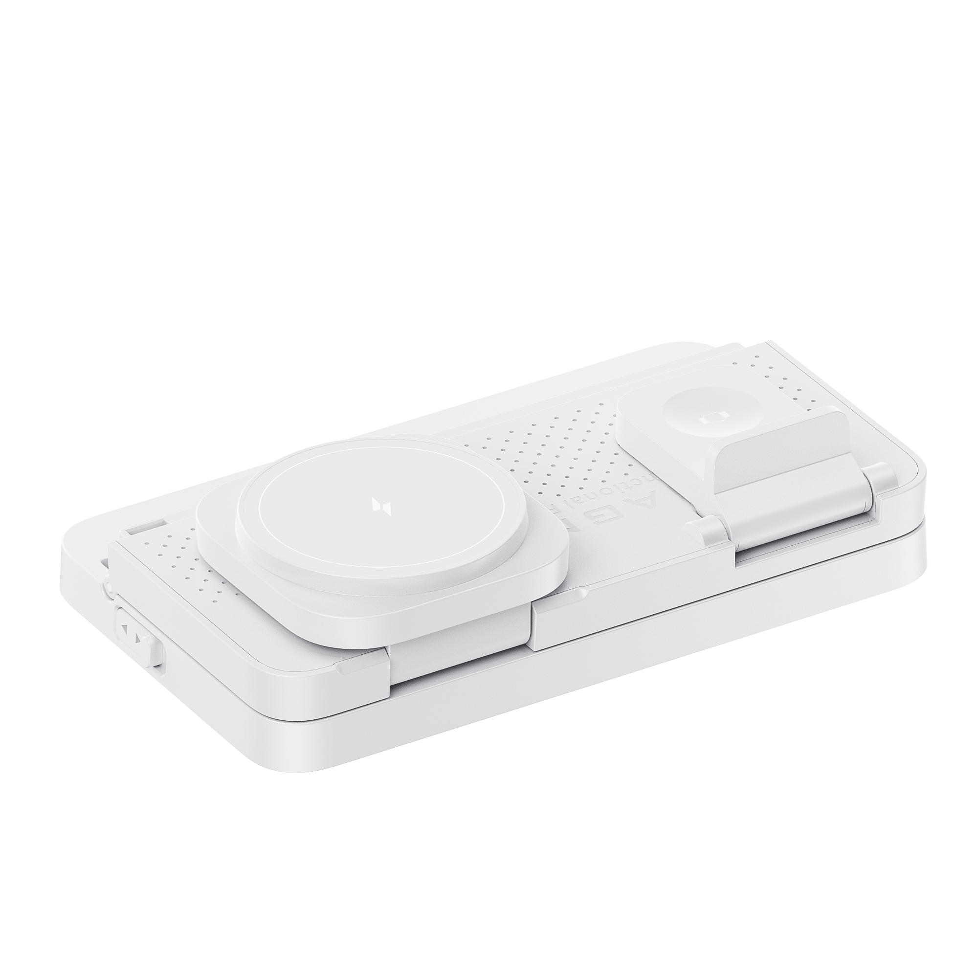 MOVESPEED 5-in-1 MagSafe Wireless Charging Station with 15W Fast Charger, Alarm Clock & Night Light for iPhone, Apple Watch, AirPods