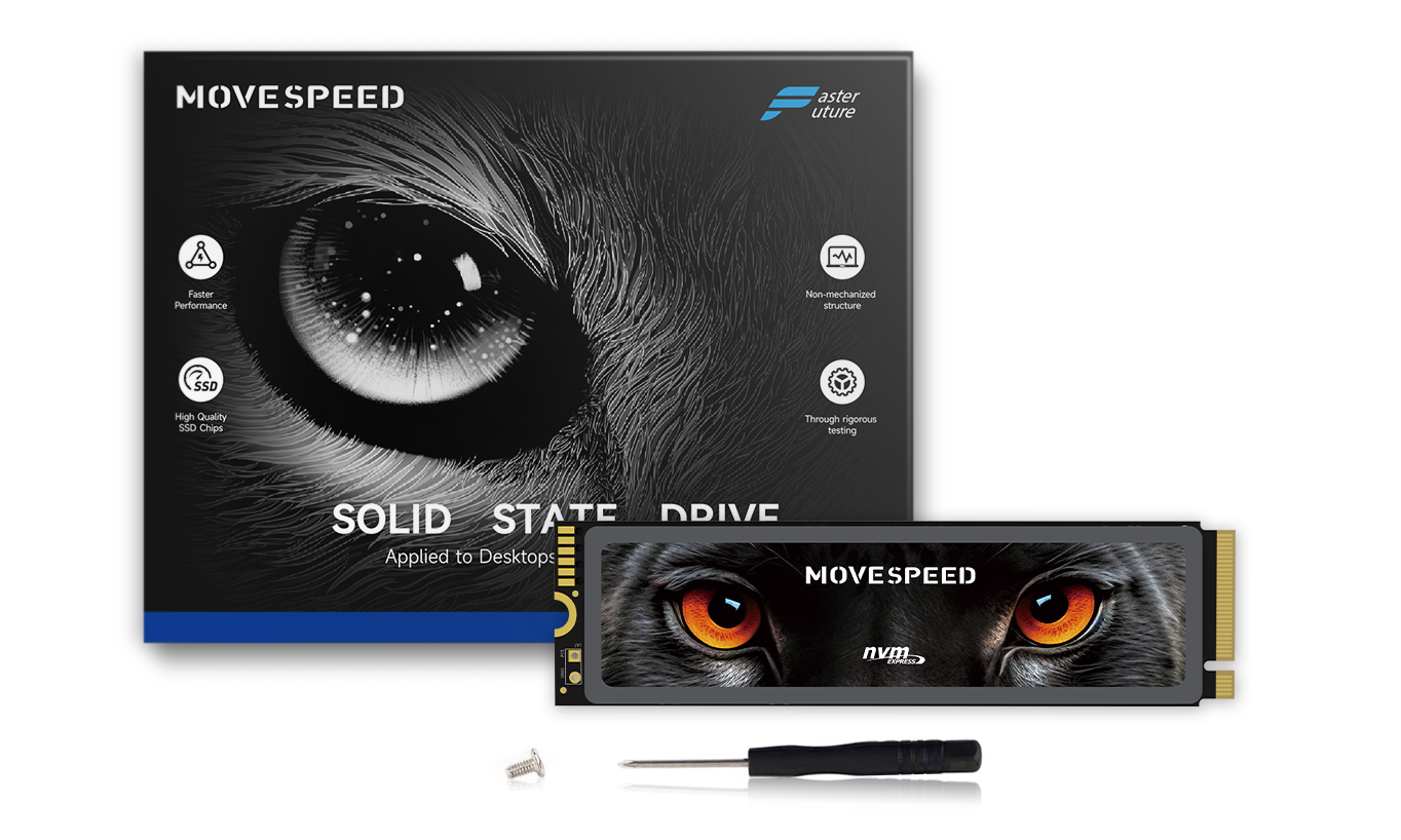 MOVE SPEED Panther 7450MB/s PCIe 4.0 NVMe M.2 1/2/4TB SSD