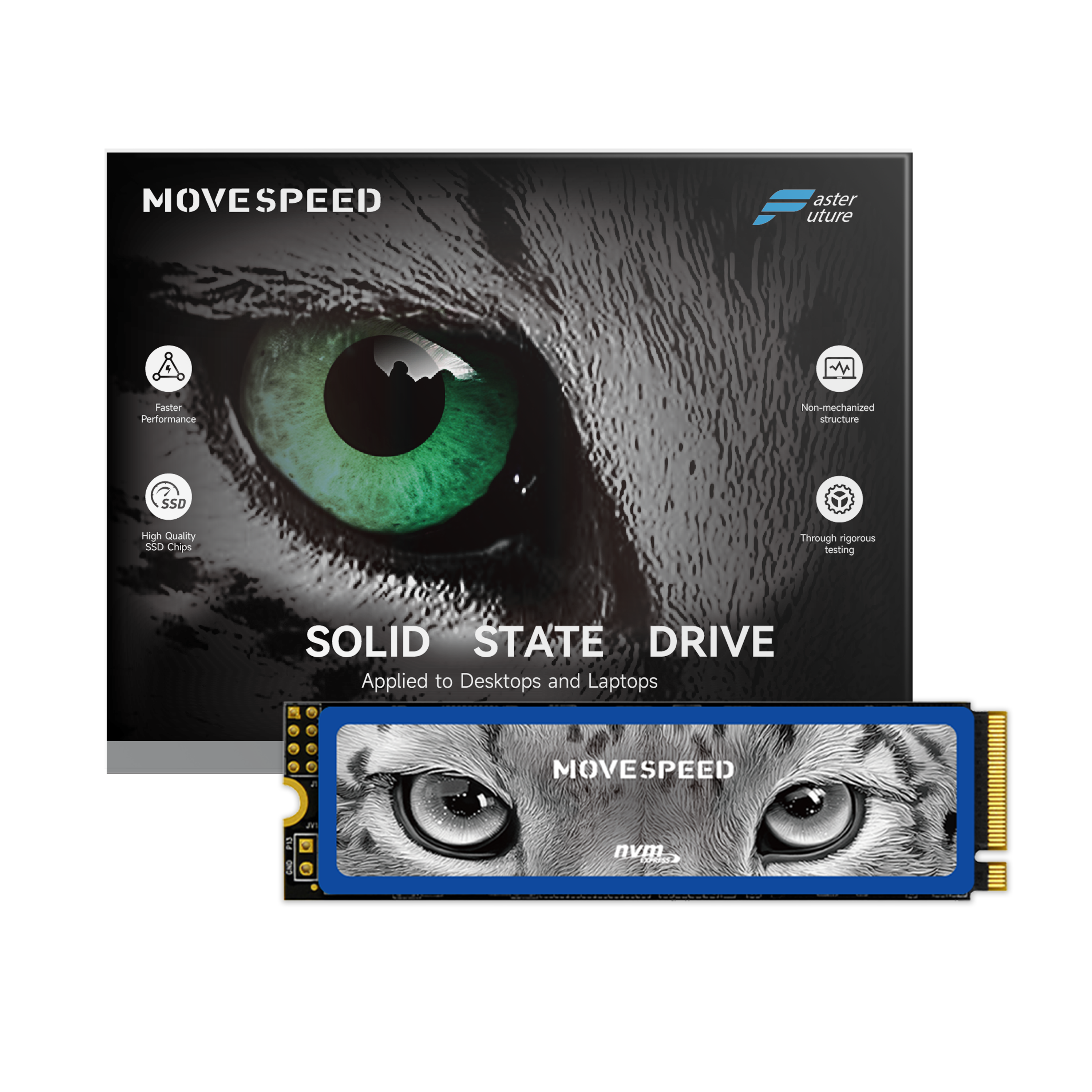 ☆☆MOVESPEED　1TB SSD,M.2,PCIe 4.0x4 NVMe X4,2280☆読み約7500MB/s書き約6500MB/s☆