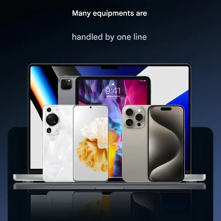 2-in-1 Invisible Holder Charger Cable with Stand - 240W Fast Charging