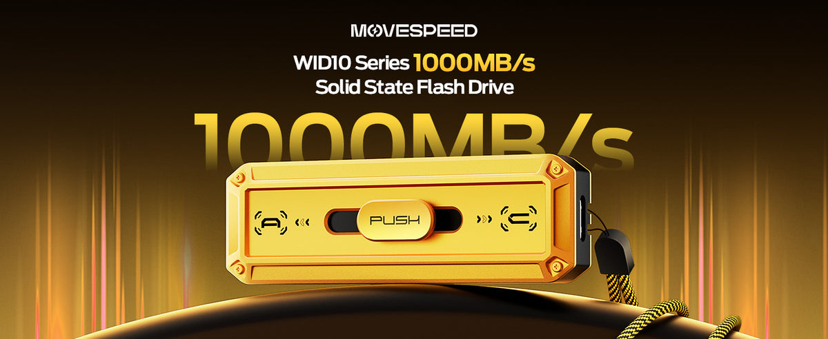 Fast Writing Speed Usb MOVE SPEED WD10 128GB-2TB 1000MB/s Read/Write Speed, USB 3.2 Gen2+Type