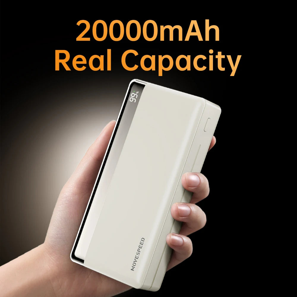 MOVE SPEED K20 35W 20000mAh Portable Charger Power Bank