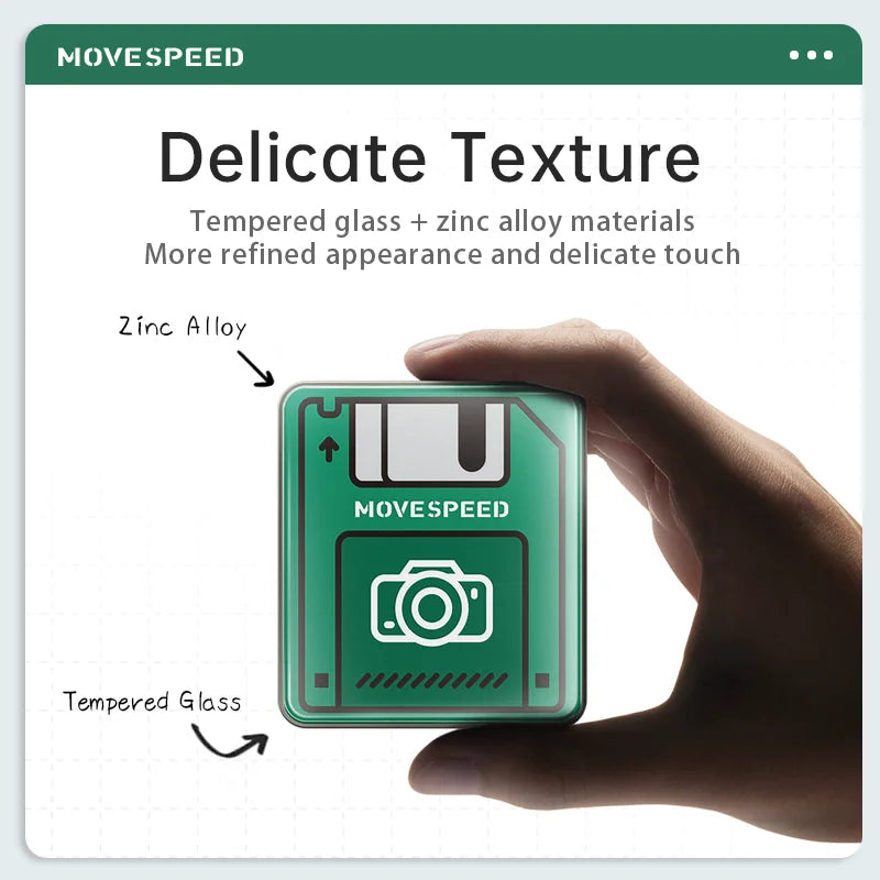MOVESPEED Externe IF Green SSD im Kamera-Stil, 1/4 TB, 550 MB/s, USB 3.1 Gen 2, tragbare SSD 