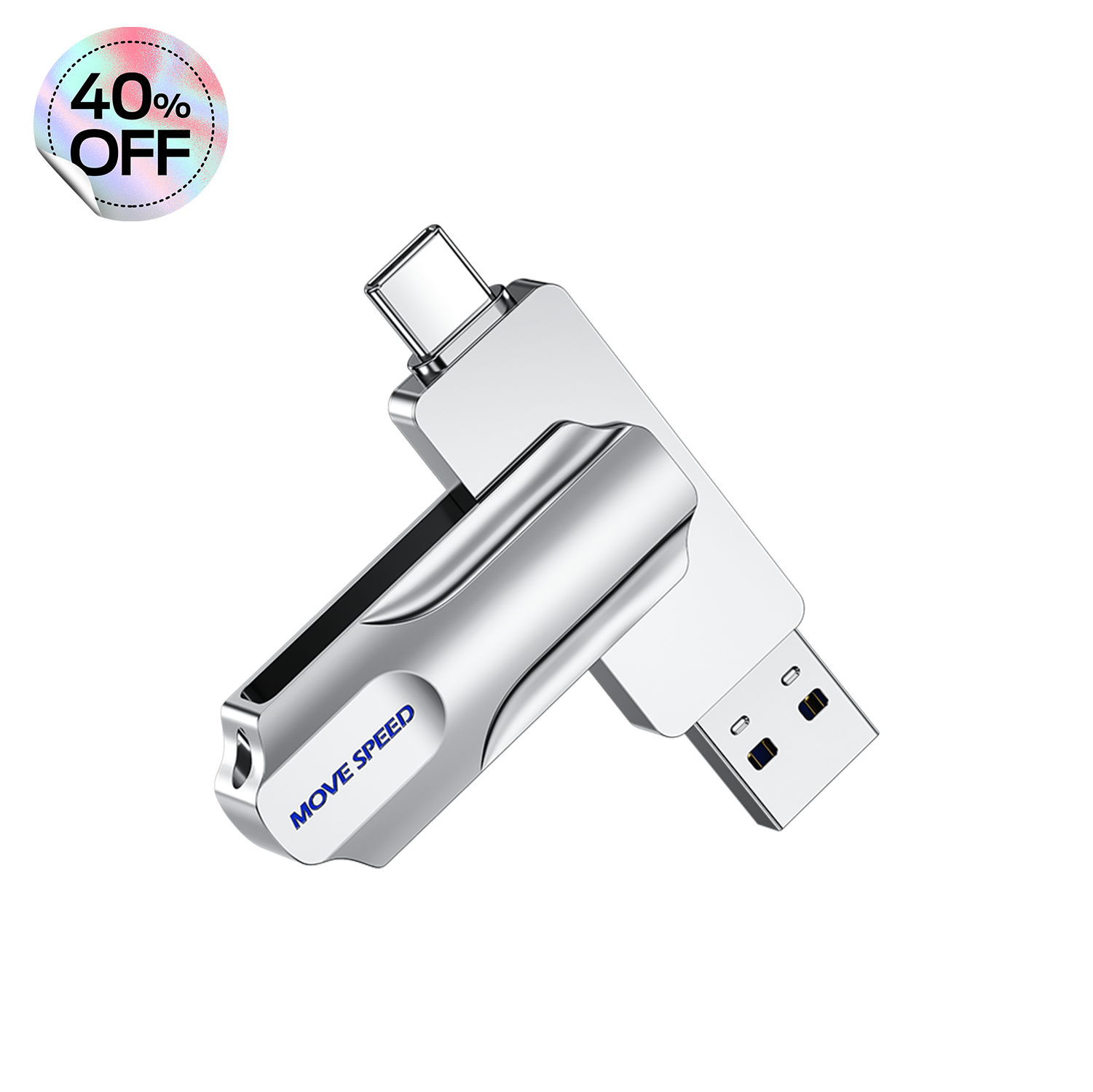MOVESPEED 2 in 1 USB Type C Flash Drive Support OTG 64GB 128GB 256GB 512GB USB 3.0 120MB/s Pendrive