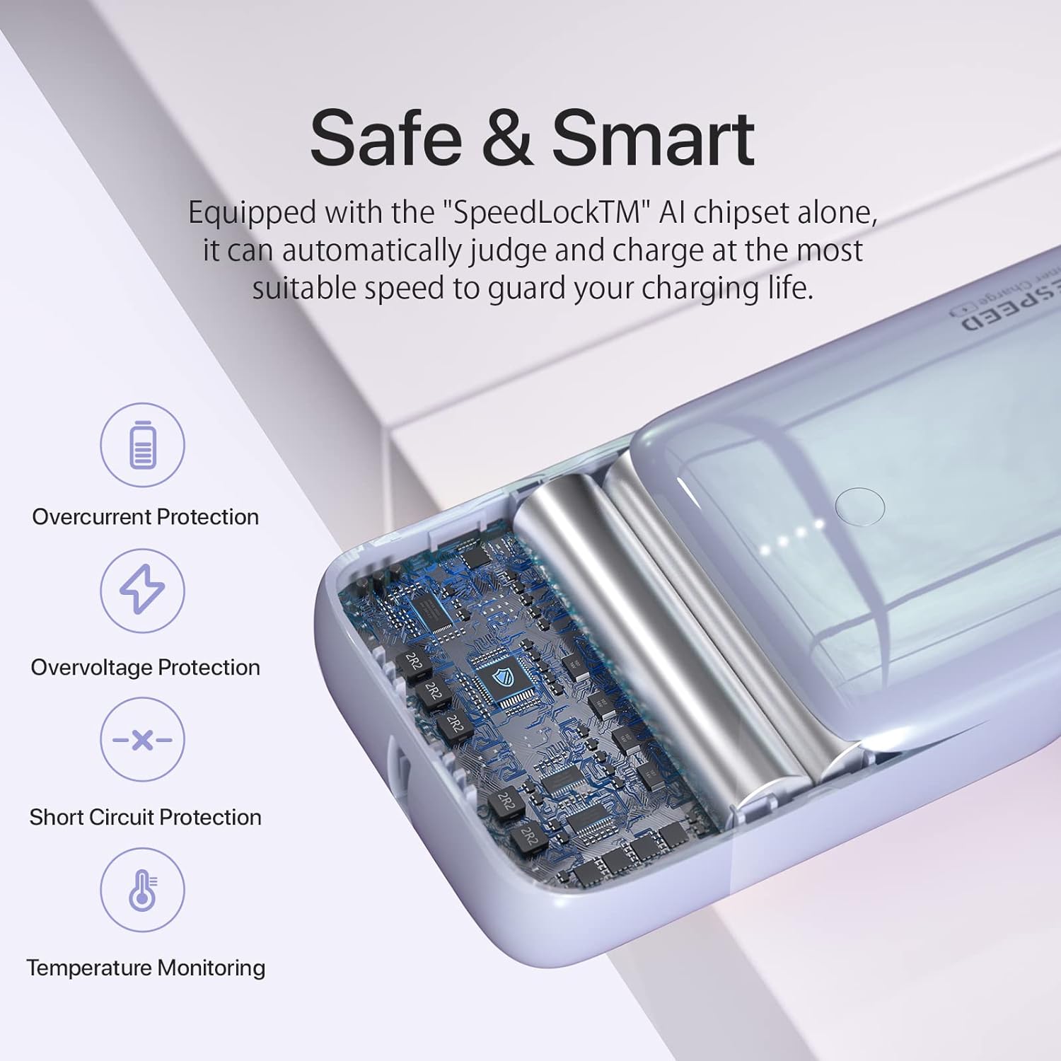 Mini power bank 10000 mAh per iPhone e Samsung